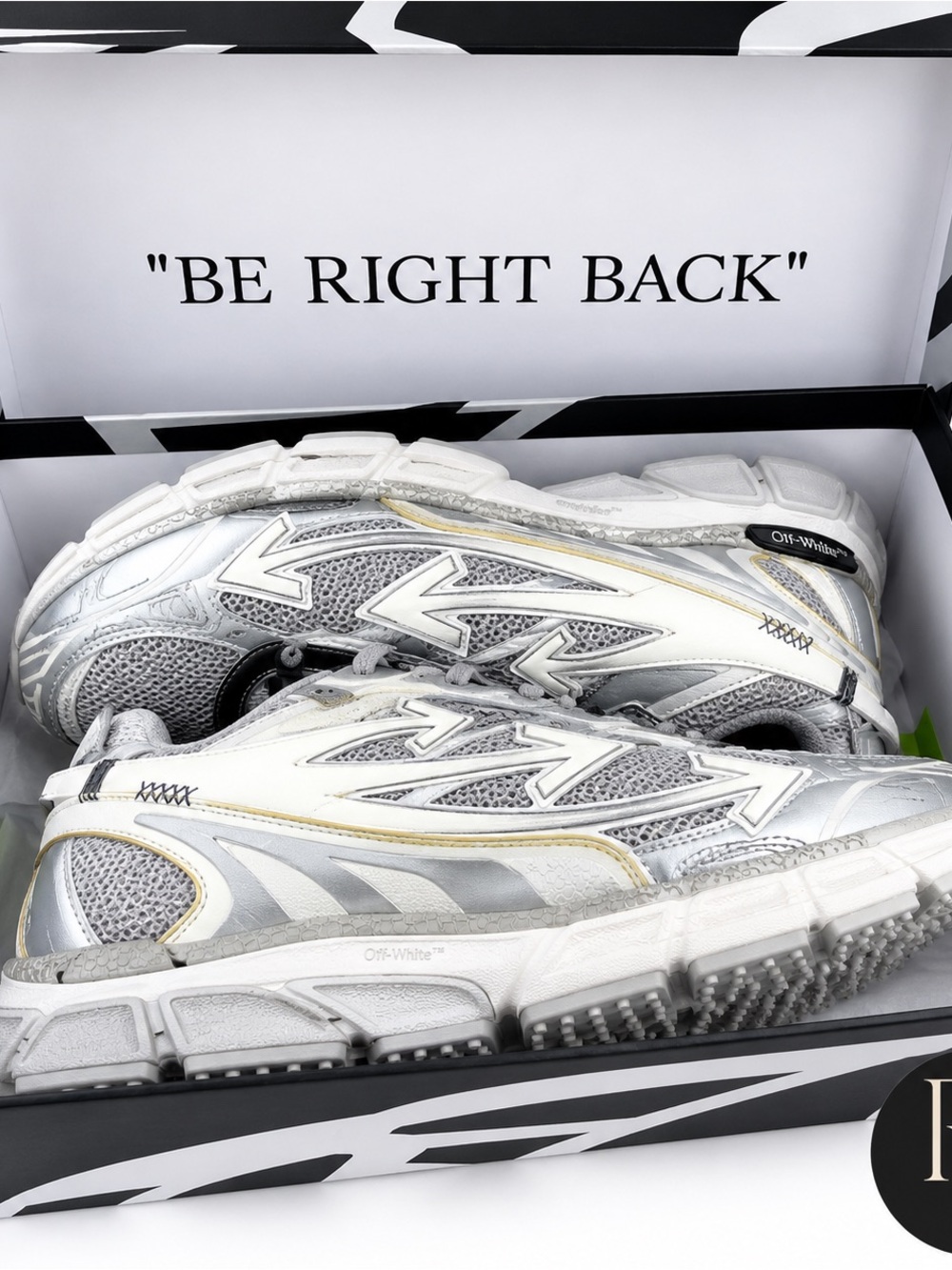 Off-White Reebok Premier Road Modern Sneakers White Silver